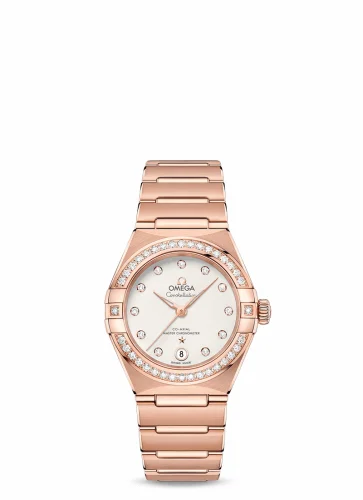 Omega Constellation Manhattan 29 Co-Axial Master Chronometer Sedna Gold / Silver / Diamond 131.55.29.20.52.001 (13155292052001)